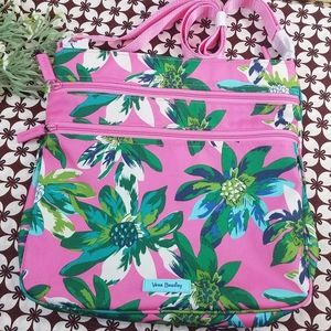 Vera Bradley Triple zip Hipster crosbody bag